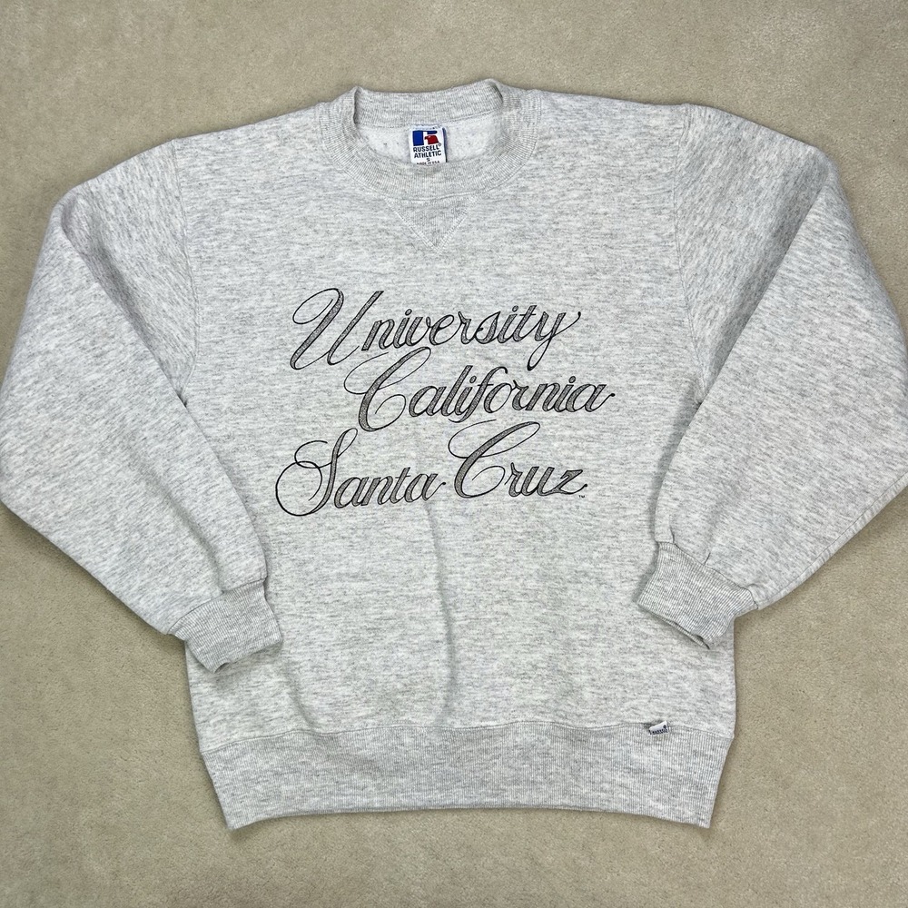Vintage 90s Russell Athletic Sweatshirt University California Santa Cruz Small